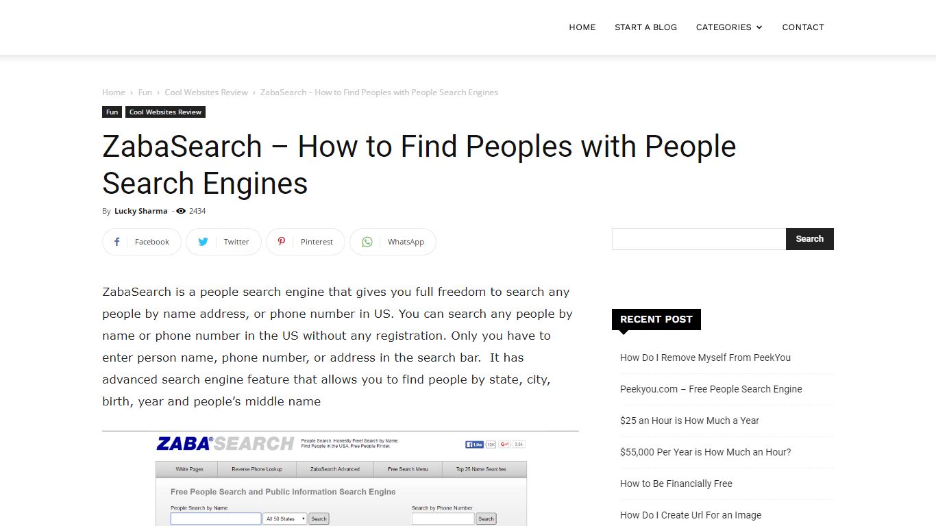 ZabaSearch – How to Find Peoples with People Search Engines - Ehowportal